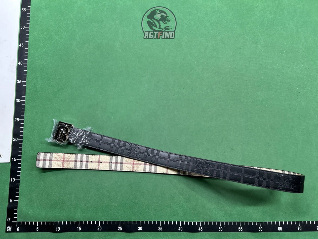  LV Burberry belt -4