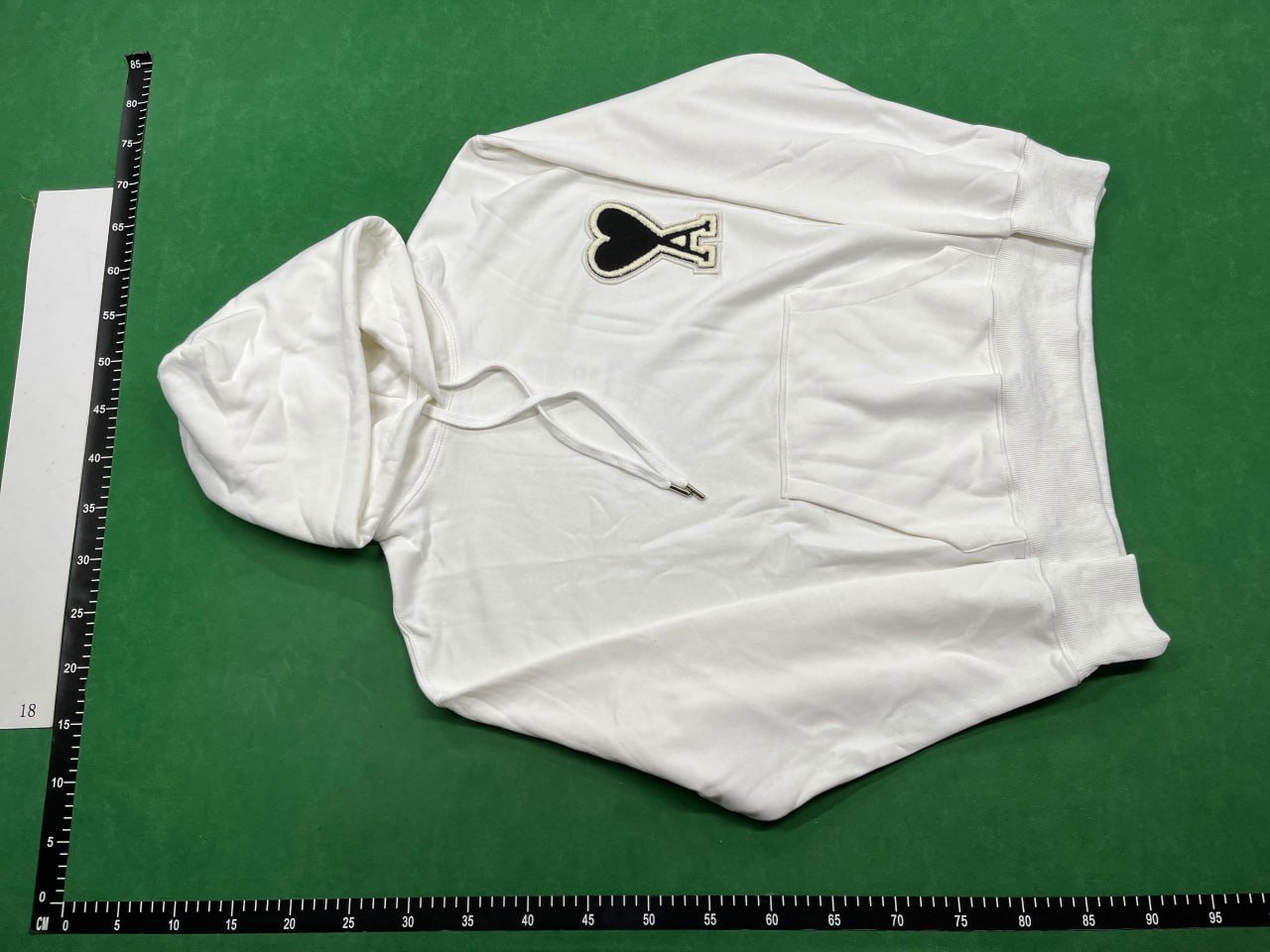 AMI Paris Heart Logo Hoodie -2