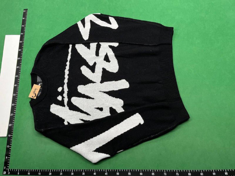 Stüssy Sweaters [Multiple Designs Including Graffiti, Dice, 8-Ball, and Plaid Patterns] -1