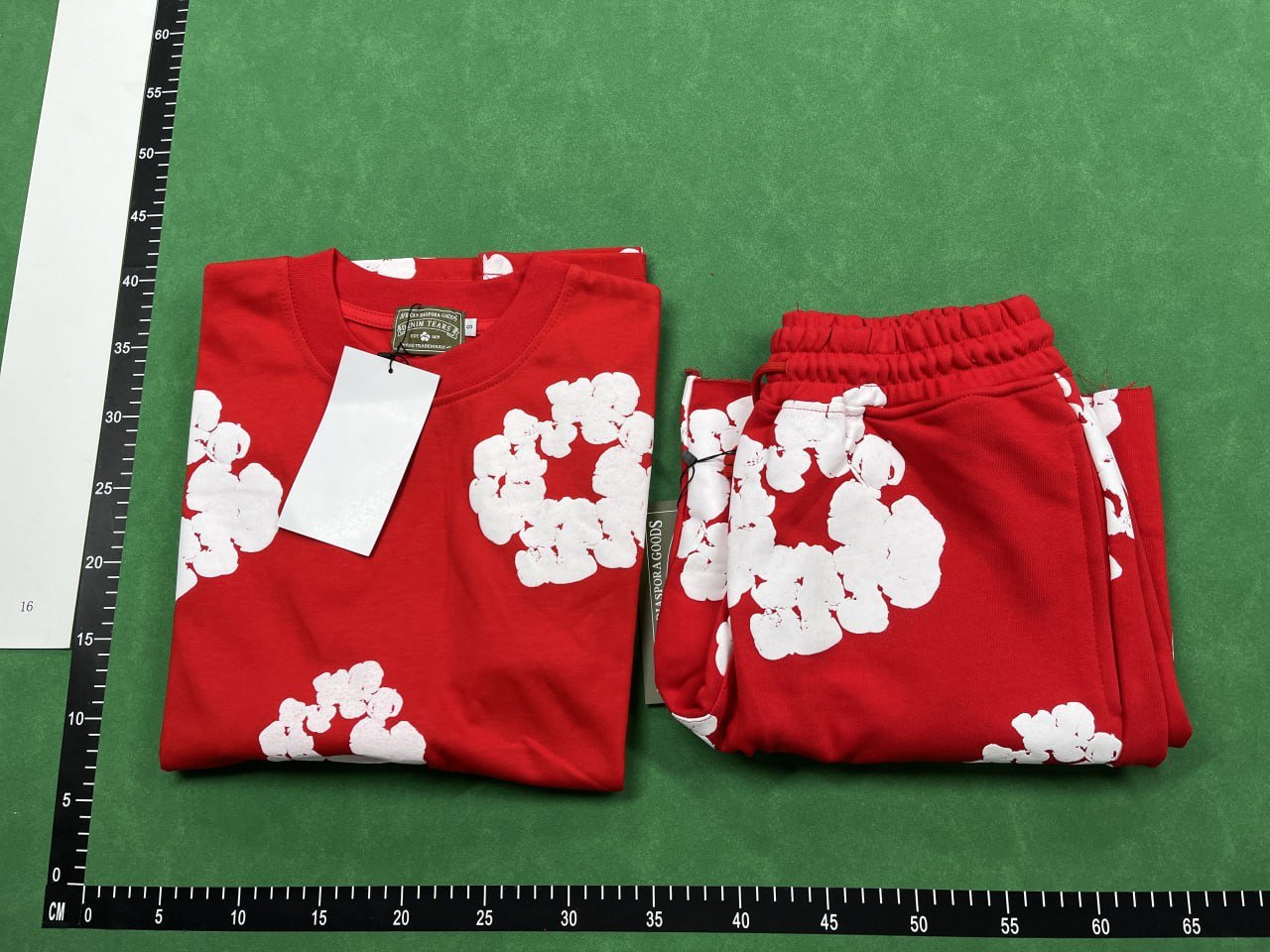 Demin Tears T-Shirt/Shorts Set -3