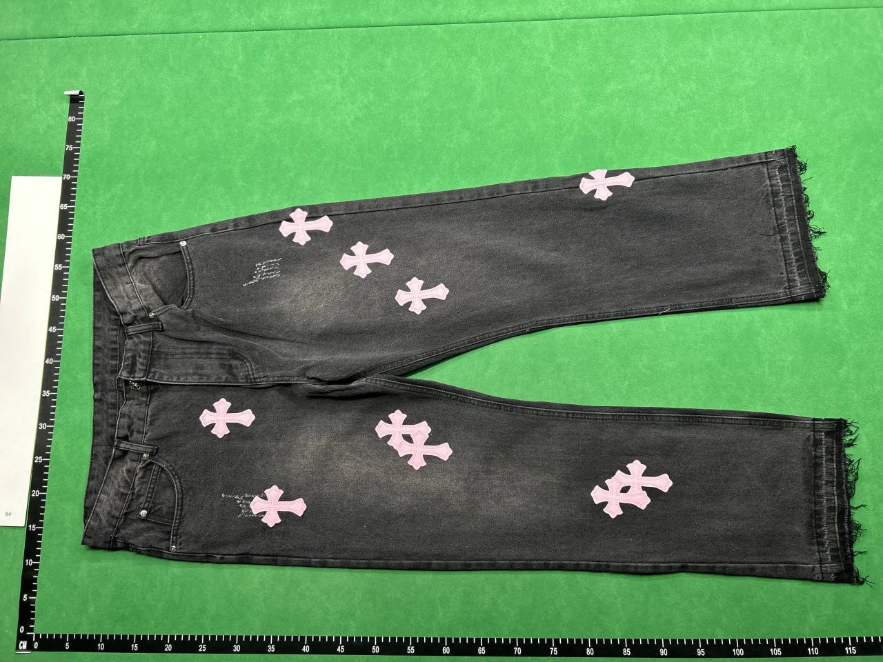  Chrome Hearts Cross Patch Jeans -1