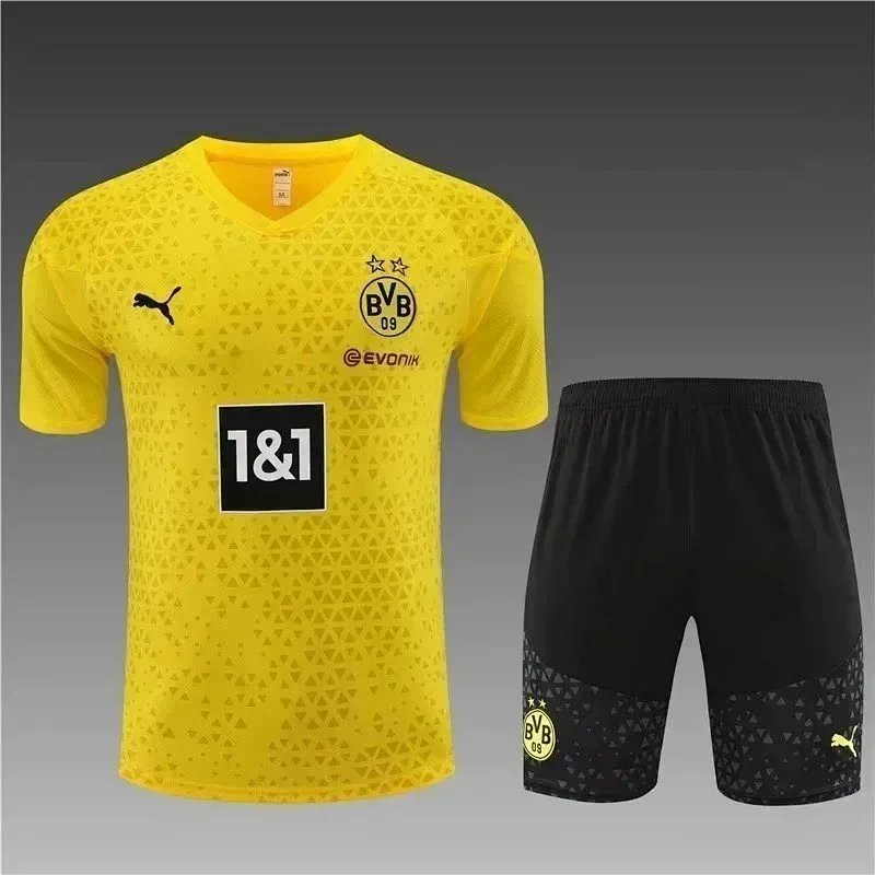 Summer warm-up training suit football jersey-1225                   -8