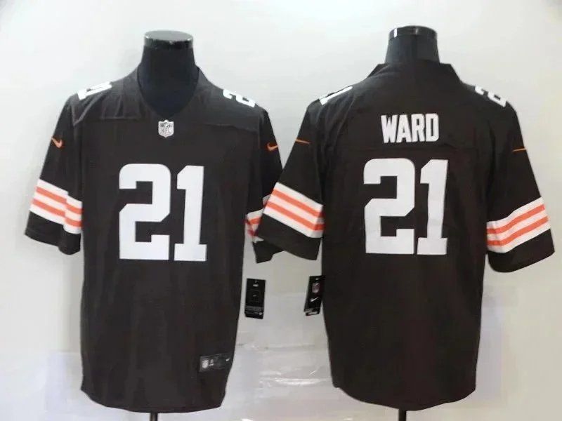Cleveland Browns men's short sleeve football jersey（38 styles)-1957                   -1