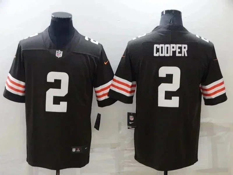 Cleveland Browns men's short sleeve football jersey（38 styles)-1957                   -4