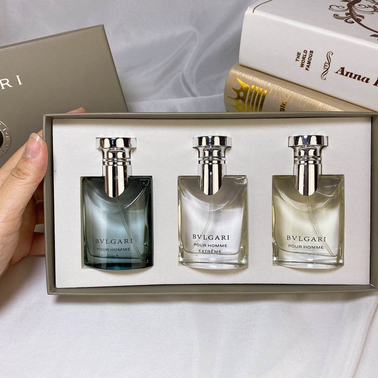 Bvlgari Darjeeling Tea Perfume Sample 3-Piece Set-3379                   -1