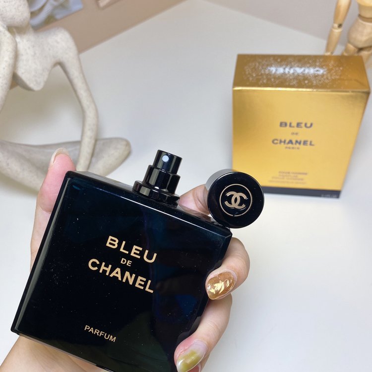 Chanel Gold Blue Perfume-3006                   -5